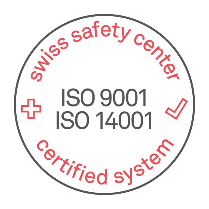 ISO 9001 / ISO 14001 Zertifikat